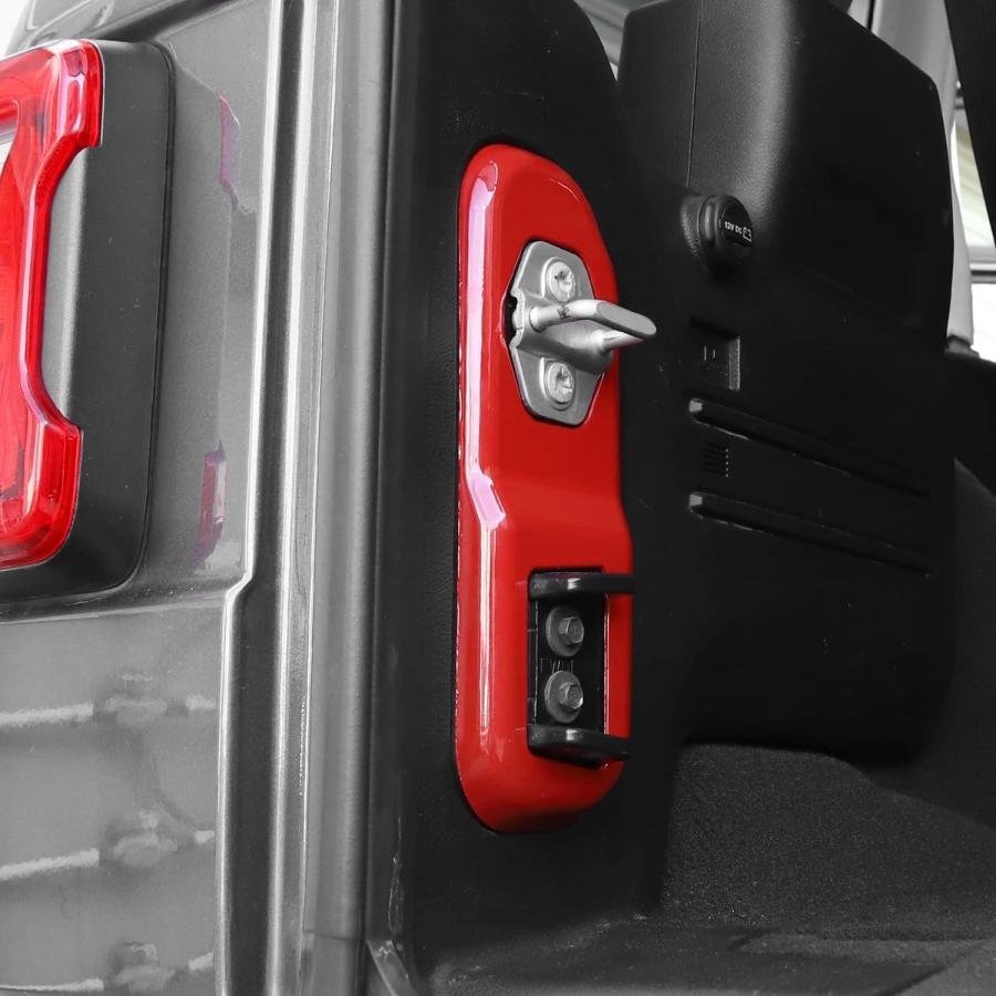 【並行輸入品】RAZPOY JL用 テールゲートラッチパネルカバー リアトランクロックトリム インテリア装飾アクセサリー Jeep Wrangler_5