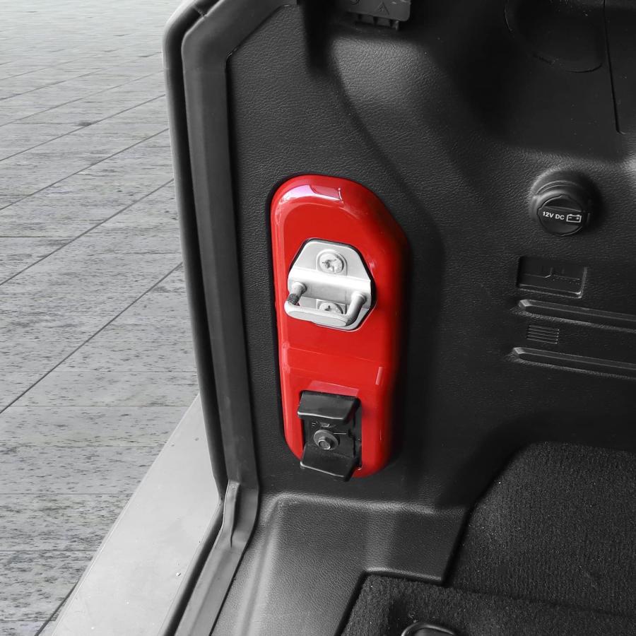 【並行輸入品】RAZPOY JL用 テールゲートラッチパネルカバー リアトランクロックトリム インテリア装飾アクセサリー Jeep Wrangler_6