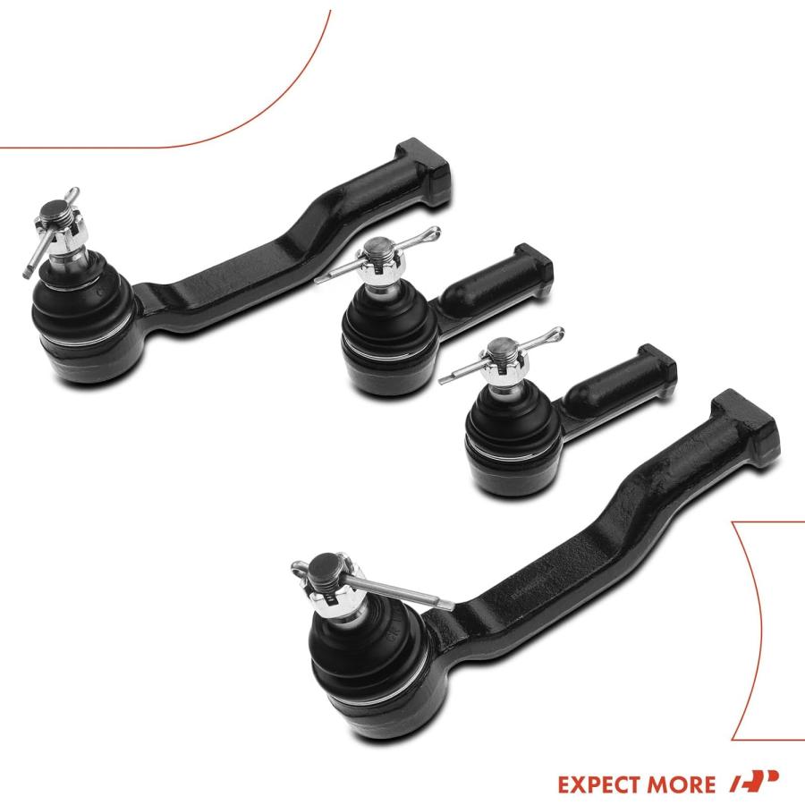 【並行輸入品】A-Premium 4個セット フロントインナー\u0026アウタータイロッドエンドキット マツダ B2000 1987 B2200 1987-1の画像