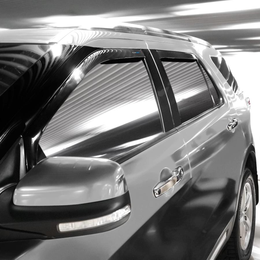 CLIM ART in-Channel Incredibly Durable Rain Guards for Ford
