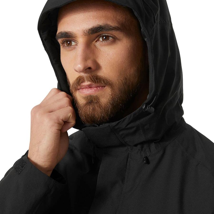 【並行輸入品】Helly Hansen Men's Banff Insulated Jacket, 990 Black, Largeの画像