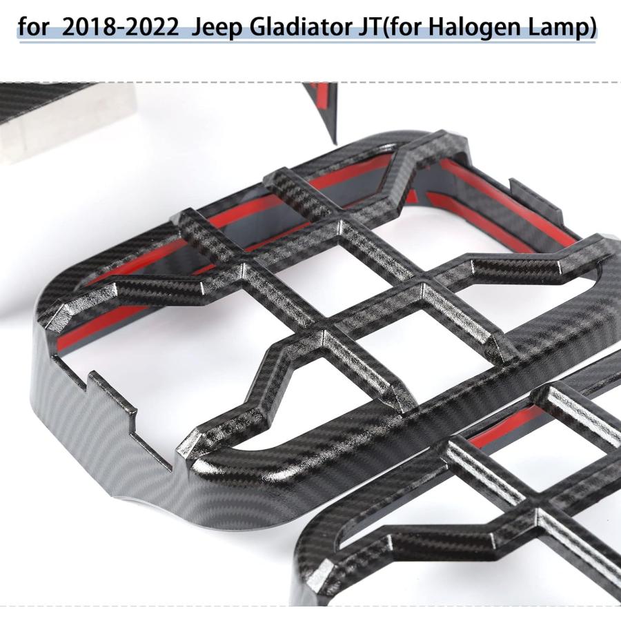 【並行輸入品】SQQP Carbon Fiber Tail Light Guards Rear Light Cover Protector Trim_5
