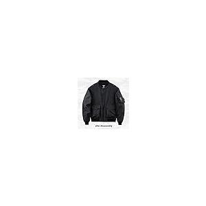 【並行輸入品】Black Bomber Jacket Men Streetwear Multiple Pockets Cargo Jacketの画像