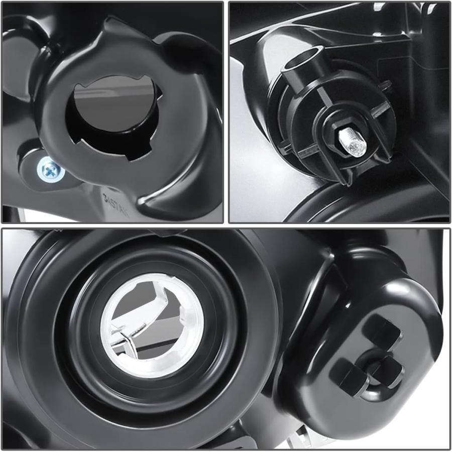 【並行輸入品】DNA MOTORING HL-OH-FF08-SM-CL1 クロームハウジング スモークレンズヘッドライト [08-11フォードフォー_3
