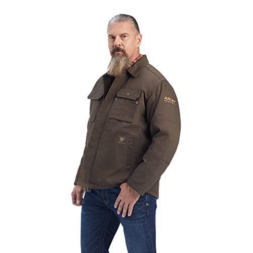 【並行輸入品】Ariat Male Rebar DuraCanvas Sherpa Lined Coat Wren X Largeの画像