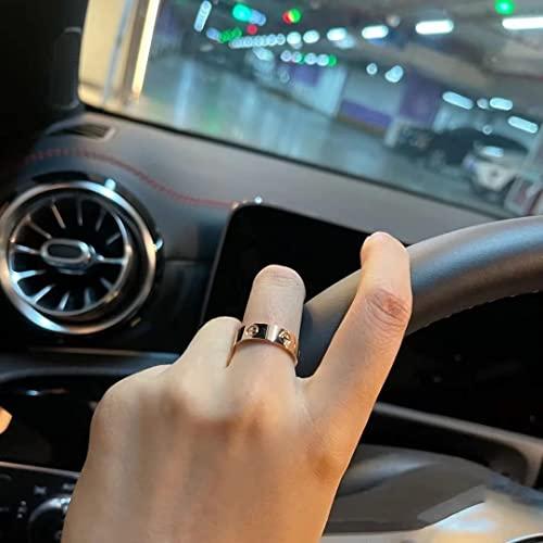 【並行輸入品】Love Friendship Ring 18Kチタンスチール プロミスリング 結婚指輪 ジュエリー 誕生日ギフト 女性や女の子に  スの画像