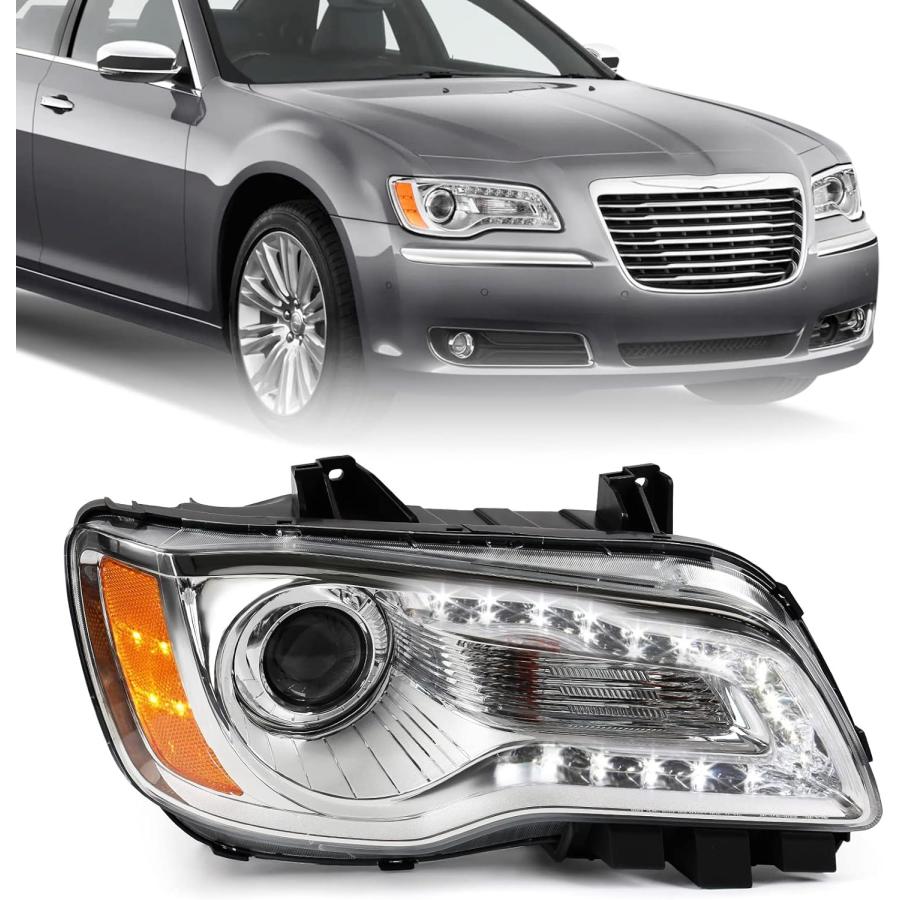 並行輸入品】FIONE - Chrysler 300/300C ヘッドライトアセンブリ
