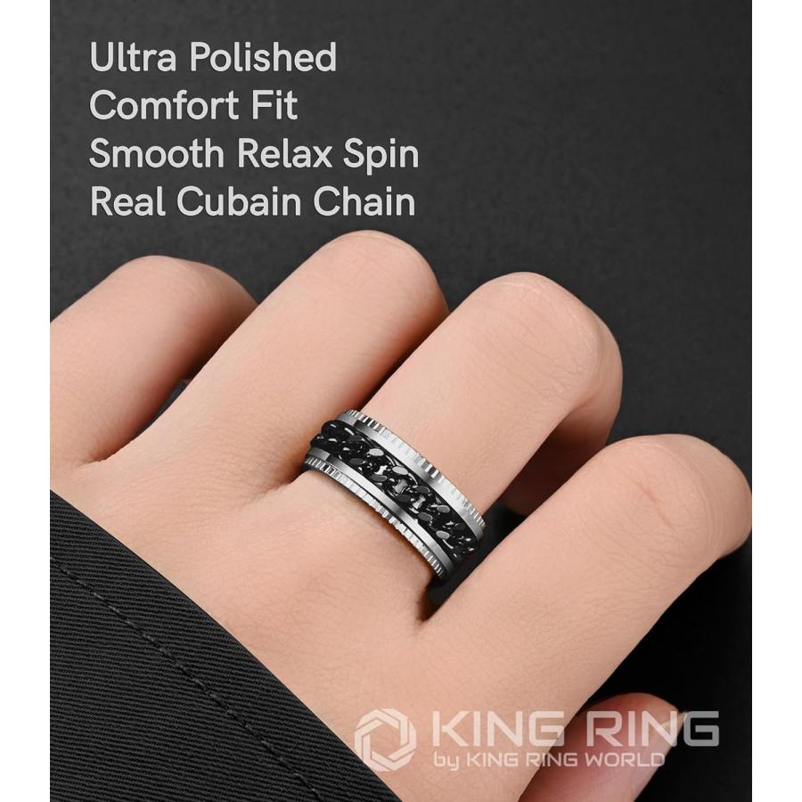 並行輸入品】King Ring スーパースピナーリング 8mm ステンレス