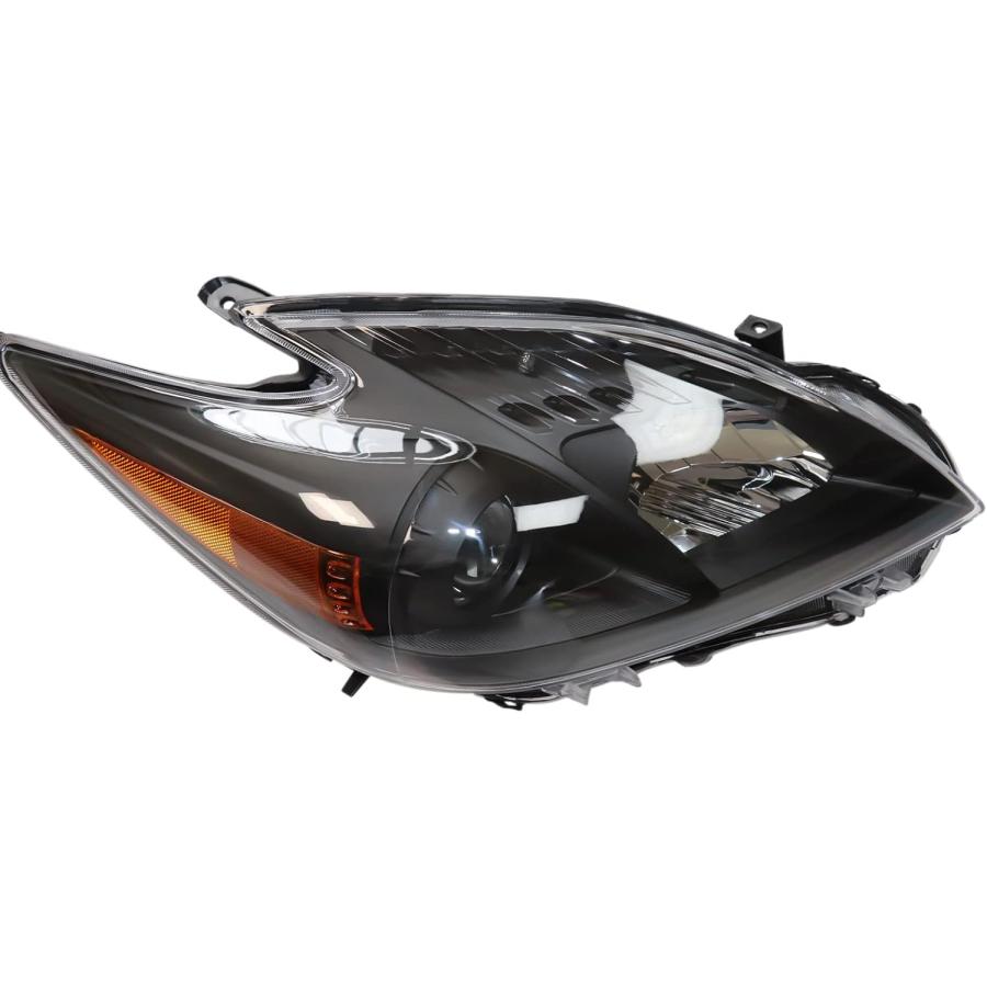 【並行輸入品】EnSyuSuMa 2010 2011トヨタプリウスヘッドライトアセンブリ 左運転席右助手席側ヘッドランプ クリア\u0026イエローレンズ ハロの画像