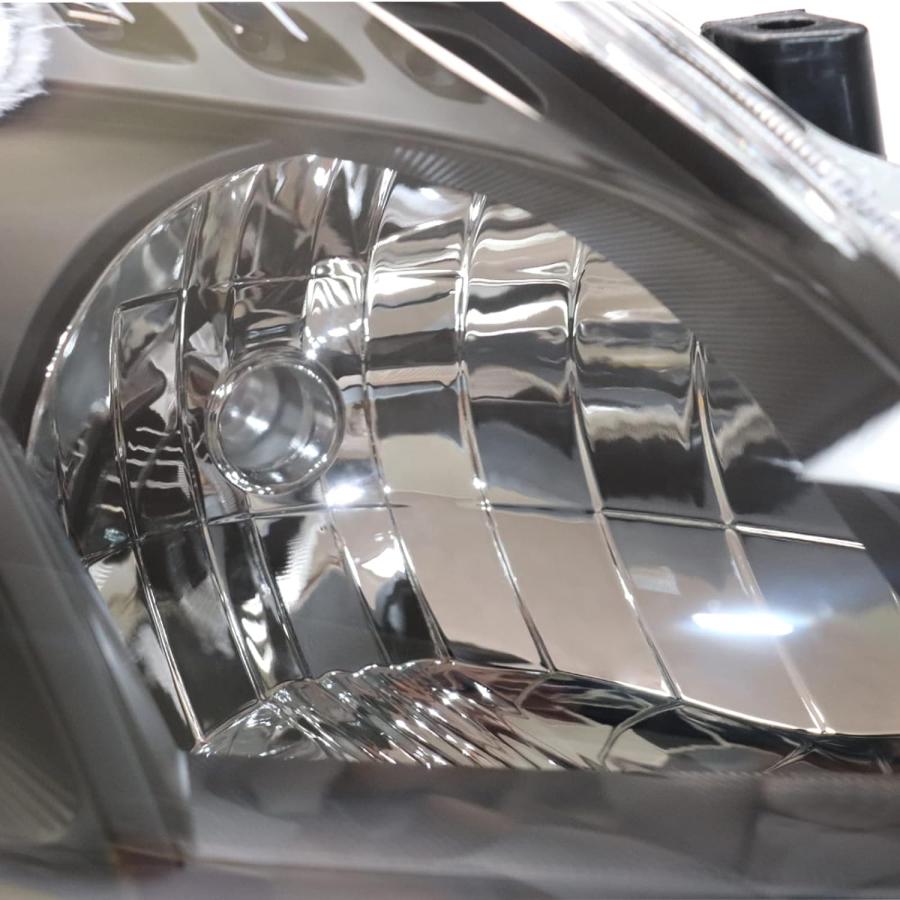 【並行輸入品】EnSyuSuMa 2010 2011トヨタプリウスヘッドライトアセンブリ 左運転席右助手席側ヘッドランプ クリア\u0026イエローレンズ ハロの画像