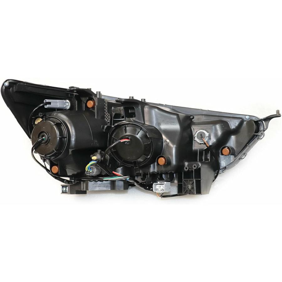 【並行輸入品】LOYALHEARTDY ハロゲンヘッドライトアセンブリ 2011-2019三菱アウトランダースポーツ用 左ドライバーと右助手席側ヘッドの画像