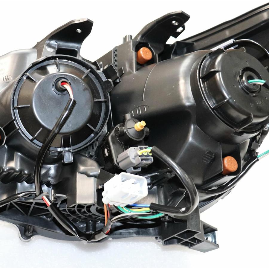 【並行輸入品】LOYALHEARTDY ハロゲンヘッドライトアセンブリ 2011-2019三菱アウトランダースポーツ用 左ドライバーと右助手席側ヘッドの画像