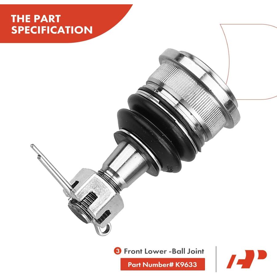 【並行輸入品】A-Premium 6個 内側と外側のタイロッドエンド フロント下部ボールジョイント 日産アルティマ 1993 1994 1995 19の画像