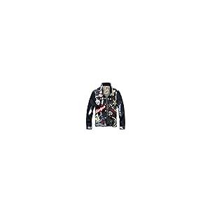 【並行輸入品】Men's Badge Patches Painted Denim Jacket Trendy Beauty Patchworkの画像