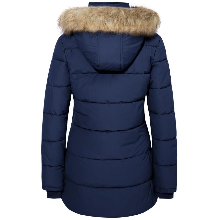 FASRYKOC Women's Warm Winter Coat Warm Fur Hood Snow