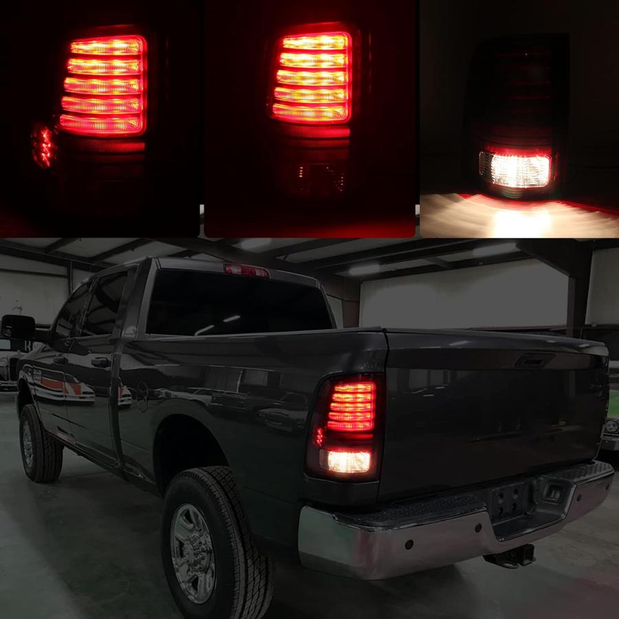 【並行輸入品】MZORANGE LEDテールライト ダッジ・ラム 1500 2013-2018 Ram 2500 2017-2018用 (左運転席側)の画像
