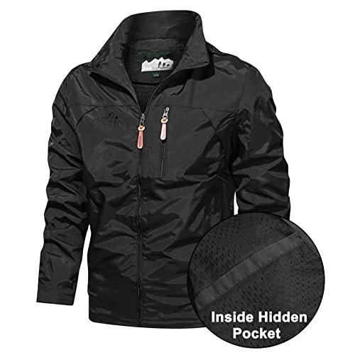 割引オンラインストア Outdoor Jacket for Men Lightweight Waterproof Windbreaker Active 並行輸入品