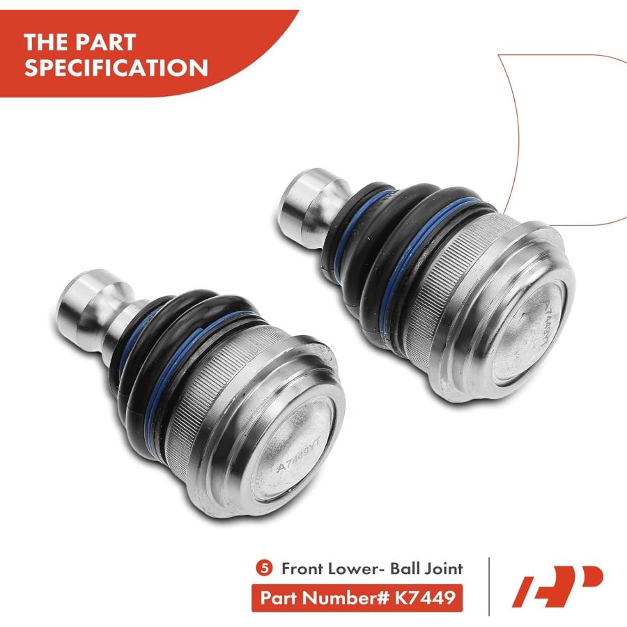 【並行輸入品】A-Premium フロント\u0026リアサスペンションキット スウェイバー リンク タイ ロッドエンド ボールジョイント 10個 Dodgeの画像