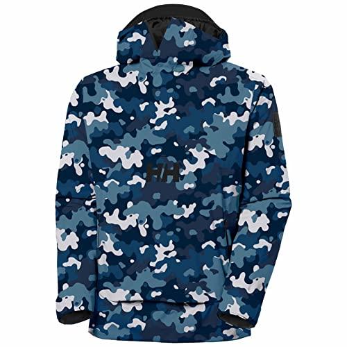 【並行輸入品】Helly Hansen Men's ULLR Z Insulated Anorak, 585 Ocean Camo, Largの画像