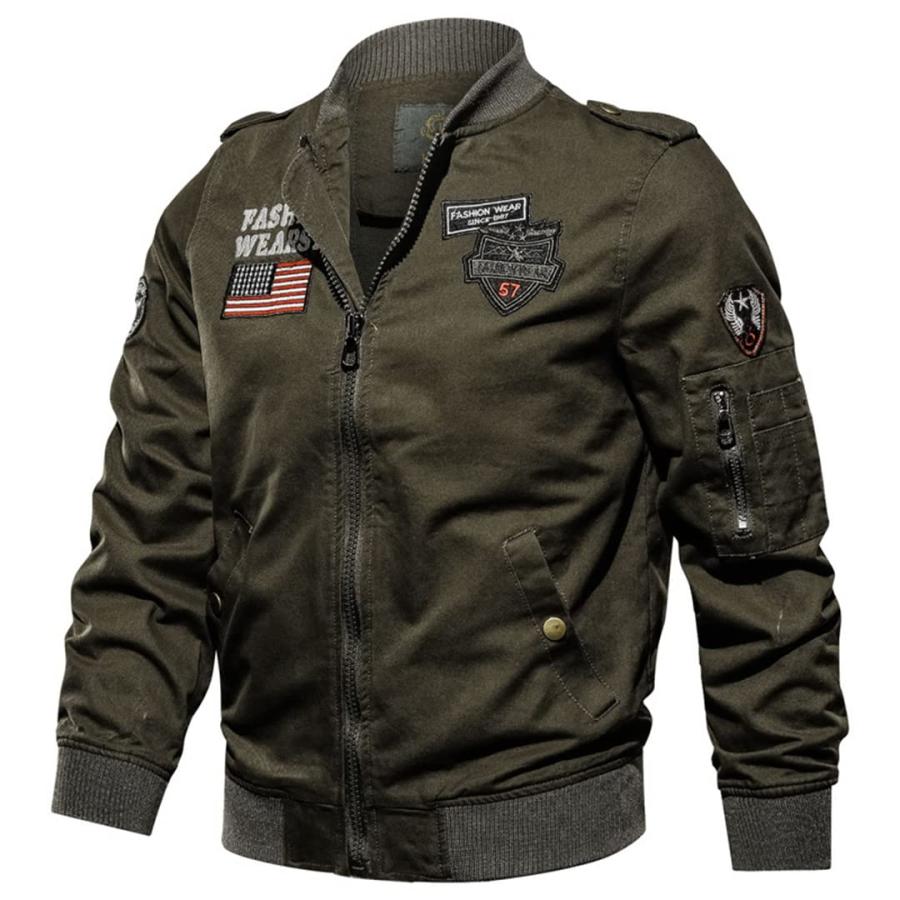 ジャケット・アウター U.S. AIR FORCE military flight jacket 並行輸入品】Tactical Jacket Men Bomber Coat Air Force Flight US