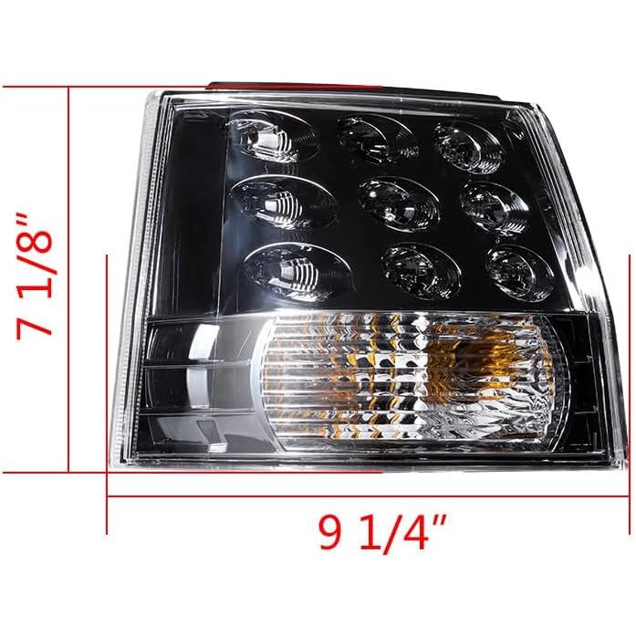 【並行輸入品】AMOPA amopacorp Left \u0026 Right Outer Tail Light Assembly Replacement Sの画像