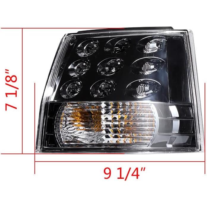 【並行輸入品】AMOPA amopacorp Left \u0026 Right Outer Tail Light Assembly Replacement Sの画像