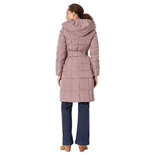 【並行輸入品】Cole Haan Quilted Down Coat with Bib Elasticated Side Waist Detaの画像