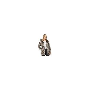 【並行輸入品】Cole Haan Faux Down A Line Hooded Jacket Ginger MD (8 10)の画像