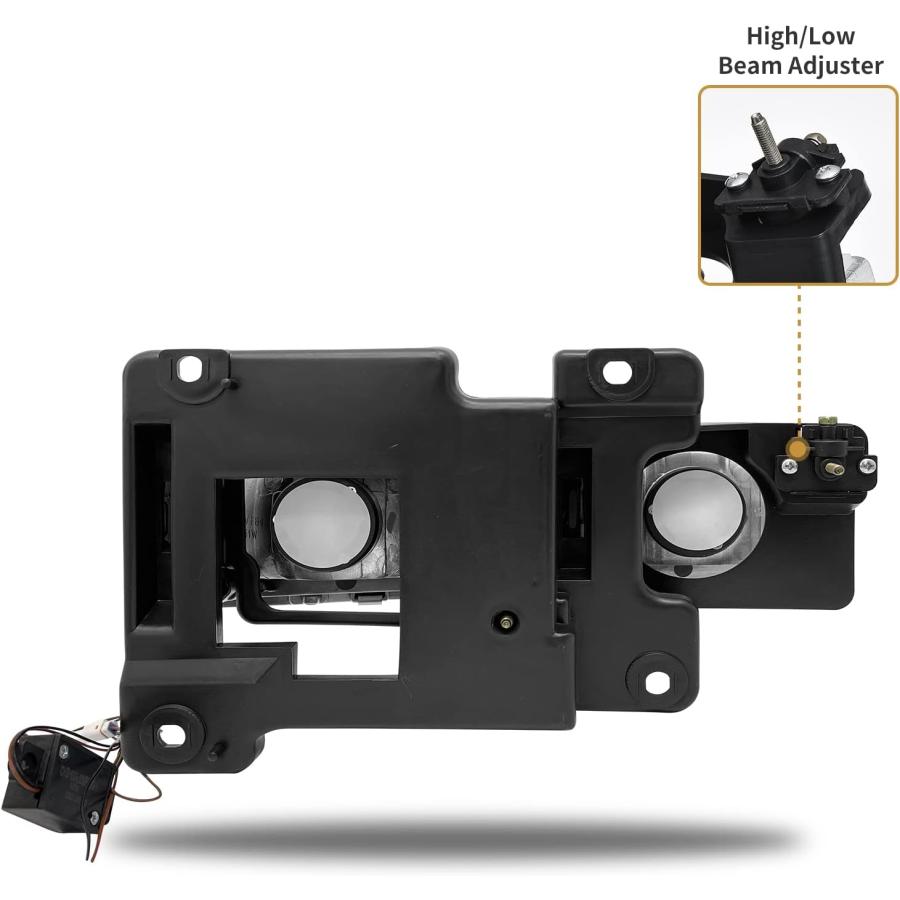 【並行輸入品】AS Led headlights assembly for 1988-1998 Chevy GMC C/K C10 Sierra Siの画像