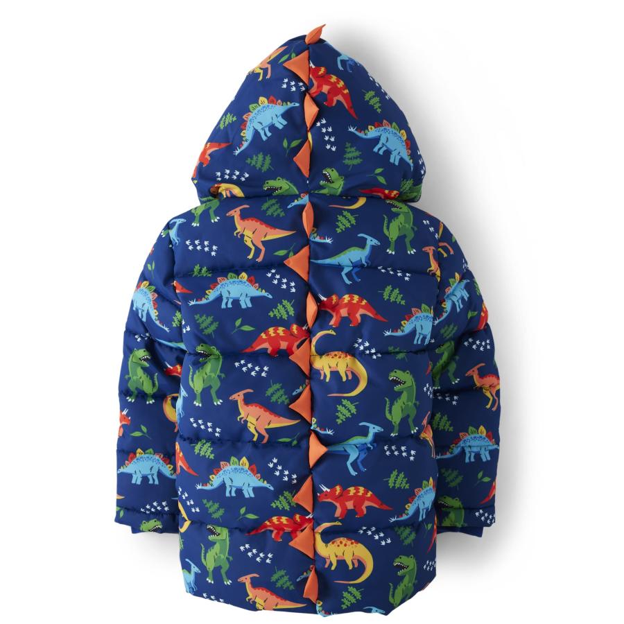 Gymboree,and Toddler Puffer Jacket,Navy Dinos,6 並行輸入品｜good-face｜07