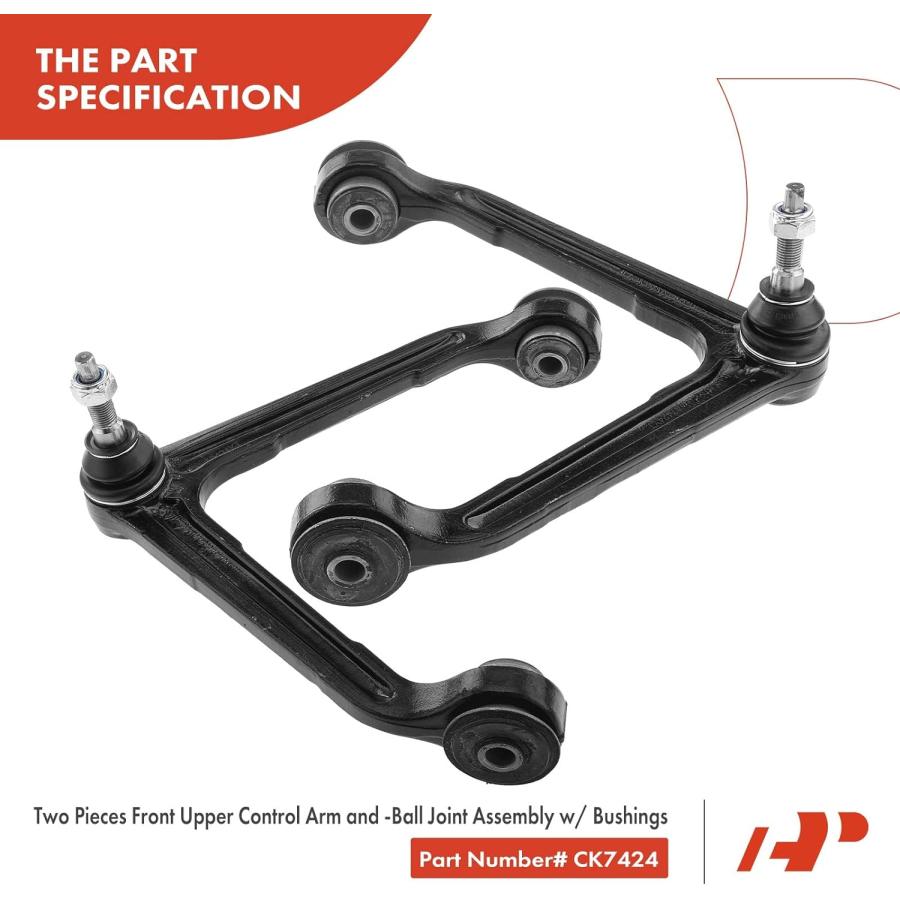 並行輸入品】A-Premium 10Pcs Front Suspension Kit Upper Control Arm