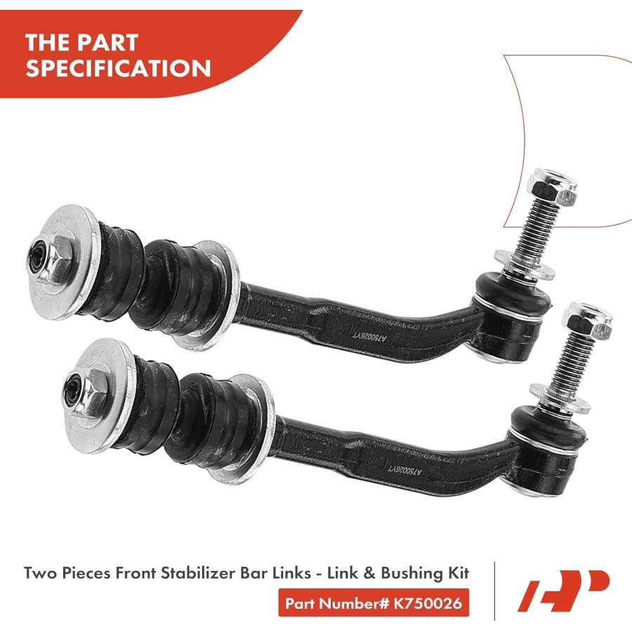 並行輸入品】A-Premium 10Pcs Front Suspension Kit Upper Control Arm