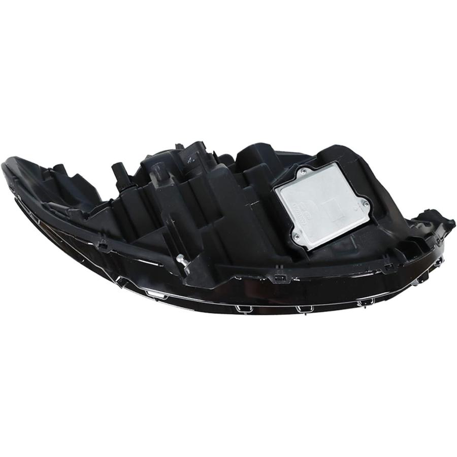 【並行輸入品】Silscvtt ヘッドライト フロントヘッドランプ 交換用 2017-2019 フォード フュージョン ハロゲン LED DRLプロジの画像