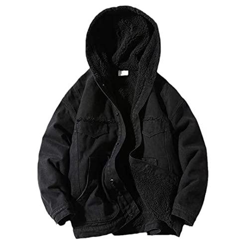【並行輸入品】Men's Warm Hooded Winter Jacket Coat Oversized Street Hip Hop Meの画像