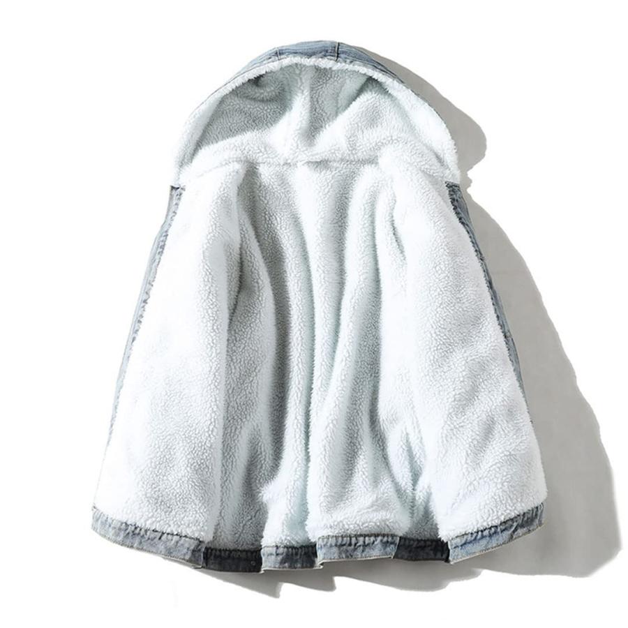 【並行輸入品】Men's Warm Hooded Winter Jacket Coat Oversized Street Hip Hop Meの画像