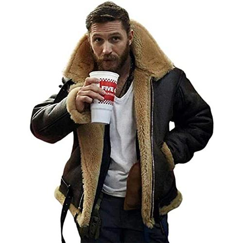 【並行輸入品】B3 Bomber RAF Aviator Flight Pilots WW2 Sheepskin Shearling Furの画像