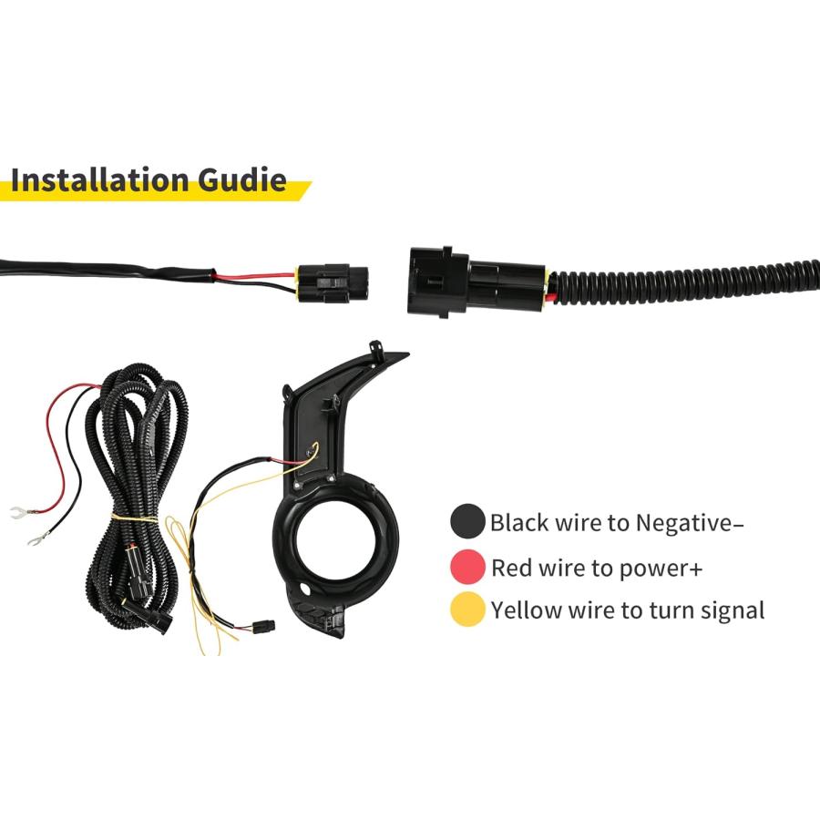 【並行輸入品】GELTTULU LED デイタイム ランニングライトキット トヨタ 4Runner 2013-2021 DRL フロントフォグ ウィンの画像