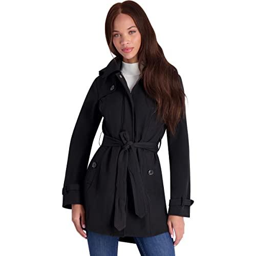 Jessica Simpson Women’s Fleece Lined Soft Shell Trench Jacket Bl 並行輸入品｜good-face｜02