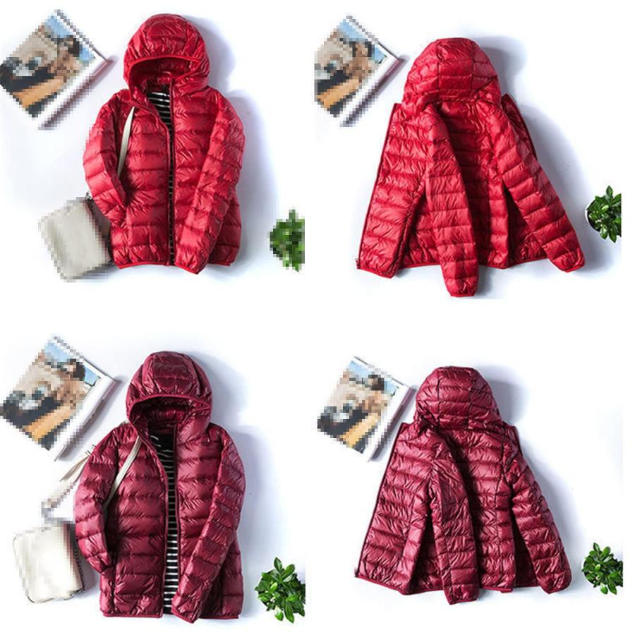 【並行輸入品】Ownwfeat Hooded Ultralight White Duck Down Down Jacket Women's W_9