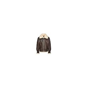 【並行輸入品】Men's B 3 WWII Flying Aviator Bomber Shearling Leather Jacket wiの画像