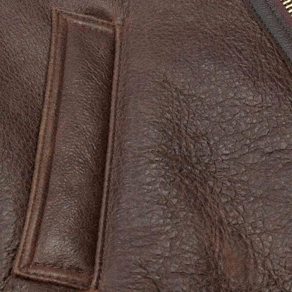 【並行輸入品】Men's B 3 WWII Flying Aviator Bomber Shearling Leather Jacket wiの画像