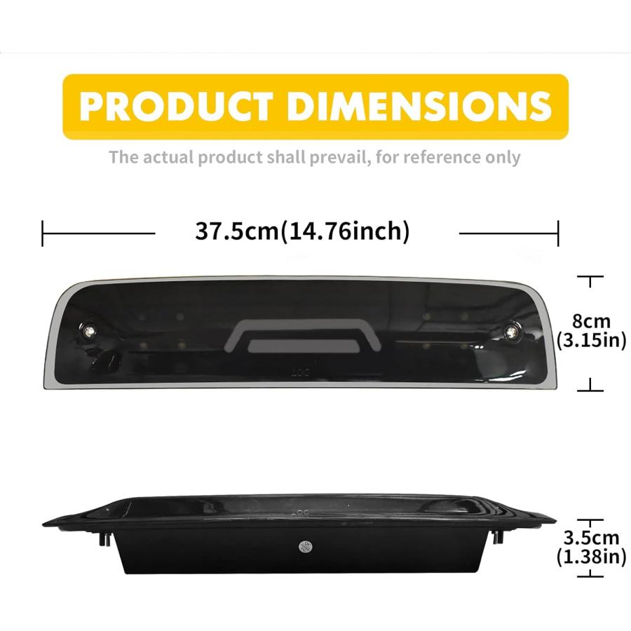 【並行輸入品】JYMAOYI LEDサードブレーキライト交換用 2009-2018 Dodge Ram 1500 2500 3500ピックアップ用 レの画像