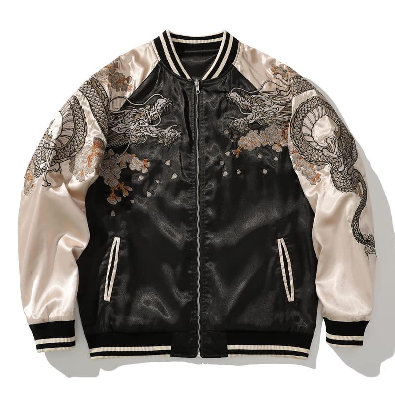【並行輸入品】Autumn Yokosuka Embroidery Chinese Suzaku Jacket Men's And Womenの画像