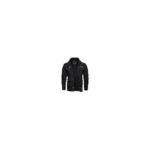【並行輸入品】Autumn Winter Fleece Jacket Men Windbreaker Casual Pilot Coat Thの画像