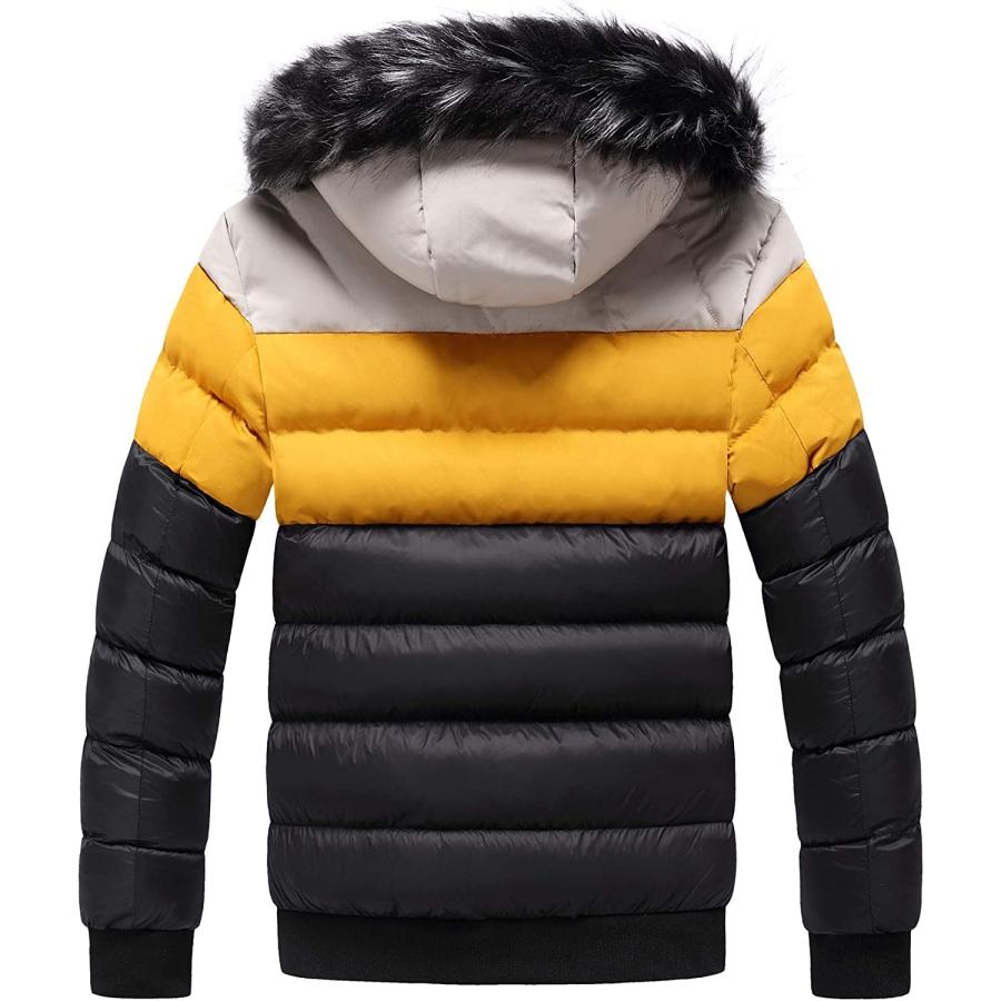 【並行輸入品】SAFRAS Women's Winter Puffer Coat Parka Removable Fur Trim Hoode_3