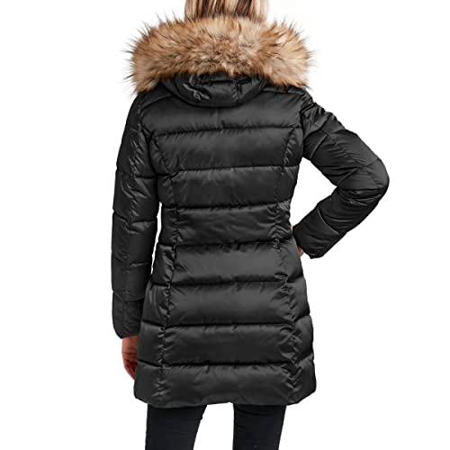 【並行輸入品】LAUNDRY BY SHELLI SEGAL Womens Satin Cold Weather Puffer Jacketの画像