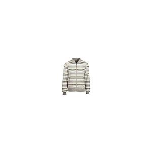 【並行輸入品】HOOEY Men's Striped Full Zip Bomber Jacket Grey Smallの画像