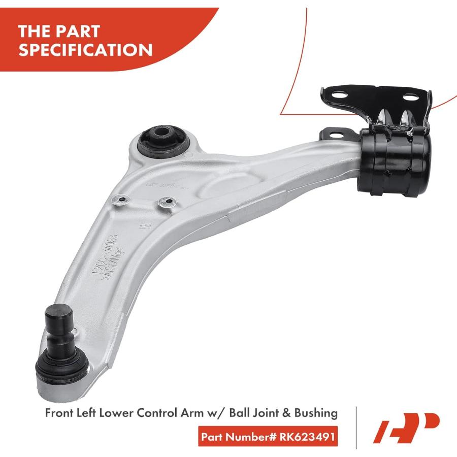 【並行輸入品】A-Premium 6Pcs Front Suspension Kit  Lower Control Arm Sway Bar Linkの画像