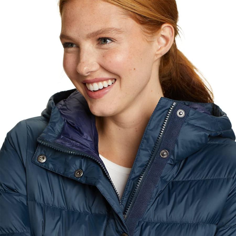 【並行輸入品】Eddie Bauer レディース StratusTherm ダウンパーカー, ブラック, Large Petite Eddieの画像