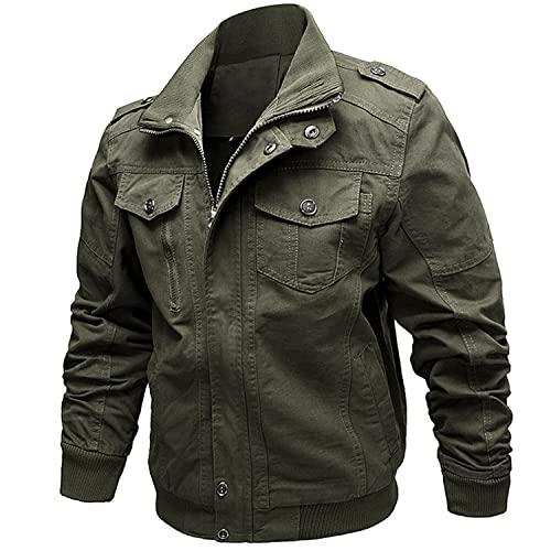 【並行輸入品】smawell Mens Canvas Jacket Lightweight Zip Up Jacket For Mens Caの画像
